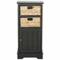 Safavieh Connery Cabinet- Distressed Black - 35 X 11.8 X 15.9 In. AMH5742A
